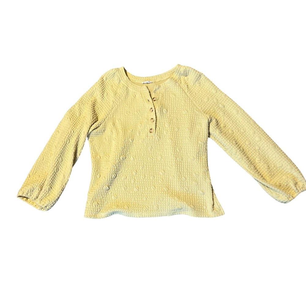 Blu Pepper Yellow Oversized Sweater